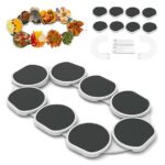 lazy susan turntable for dining table,rotating food serving turntable 360° rotation revolution server tray,large desktop expandable lazy susan cupboard organiser for table centre,party,kitchen