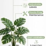artificial decorative monstera indoor plant