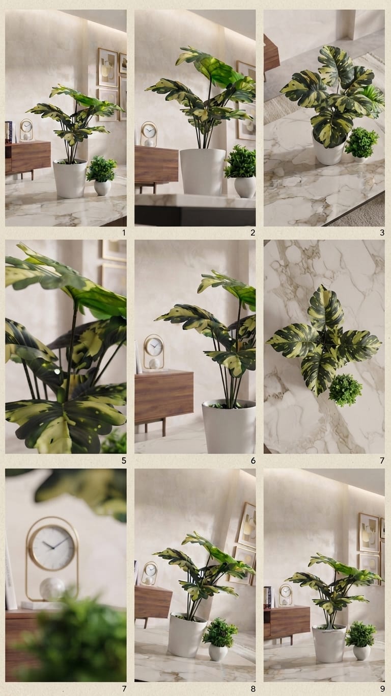 artificial monstera deliciosa plant