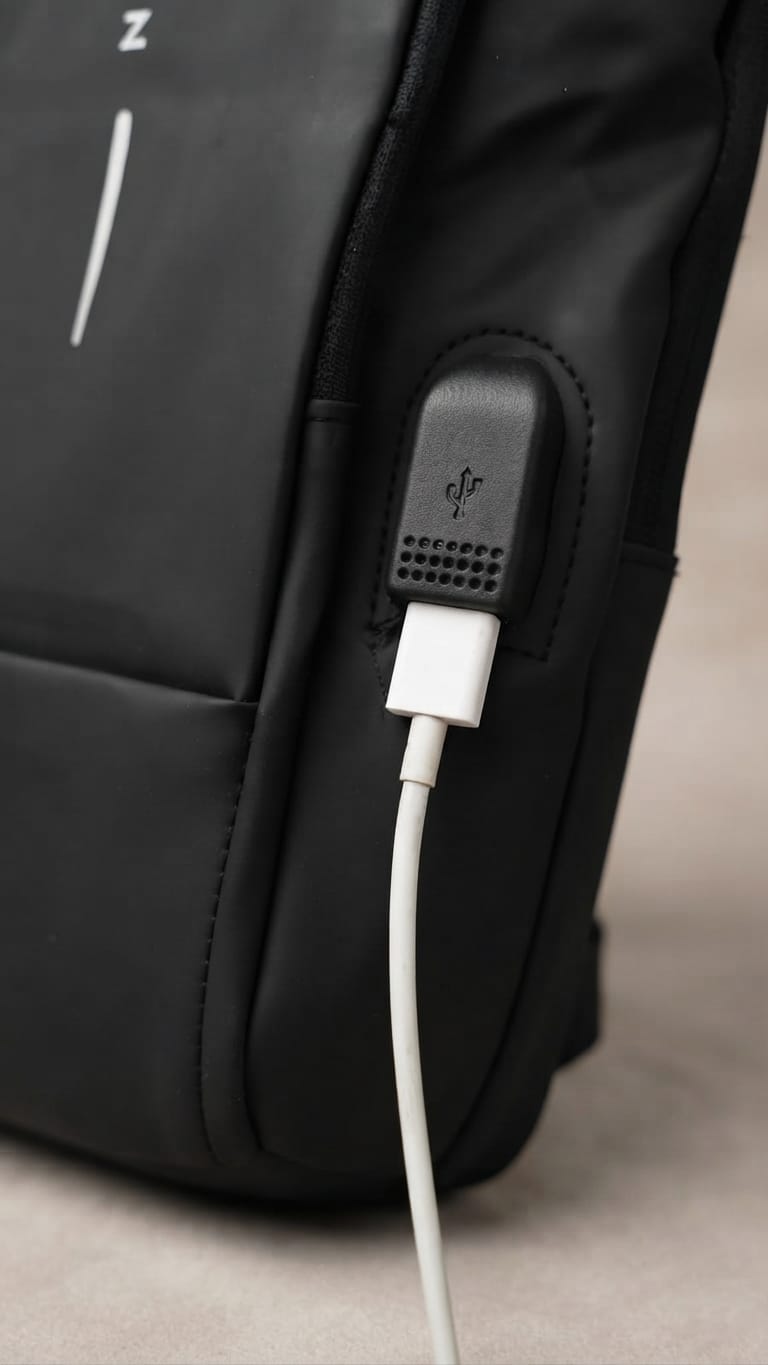 usb charging anti theft sling chest bag for men
